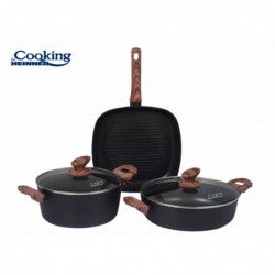 Set gatit 5 piese aluminiu...