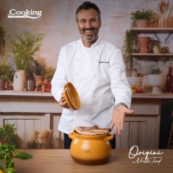 Oala ceramica + capac 4.5l...