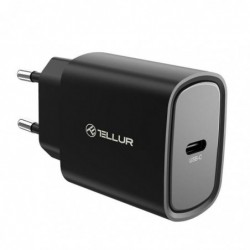 Incarcator tellur 20w negru